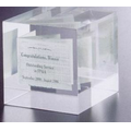 Custom Lucite Award w/ Miniature Booklet
